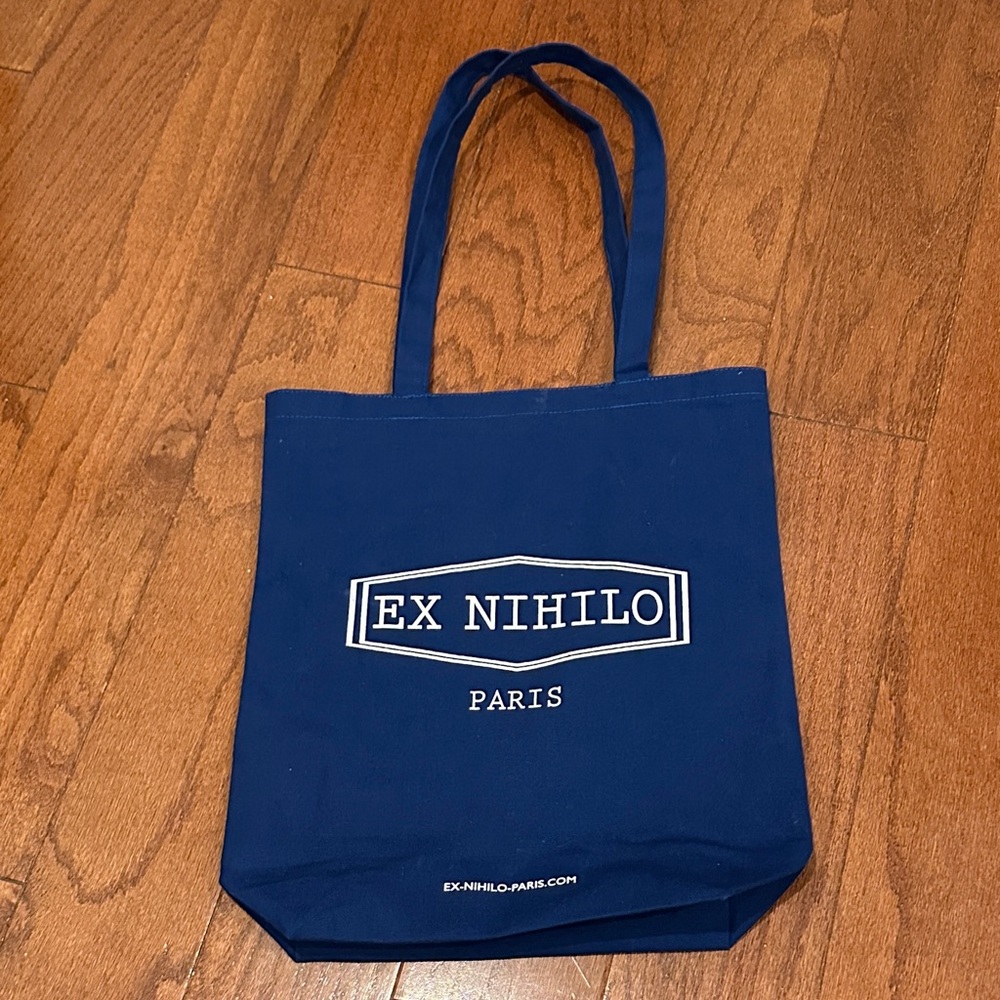 Ex Nihilo Navy Blue Tote Bag
